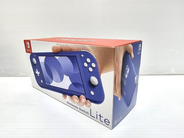 【中古未使用品】 Nintendo Switch Lite ニンテンドースイッチライト 本体 ブルー HDH-001 ○YR-17891○