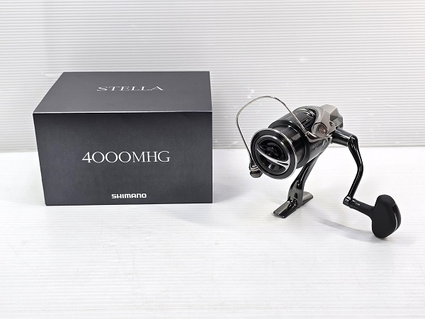 【中古品】 シマノ SHIMANO スピニングリール 22 ステラ 4000MHG 収納ポーチ 外箱 あり 〇YR-17782〇