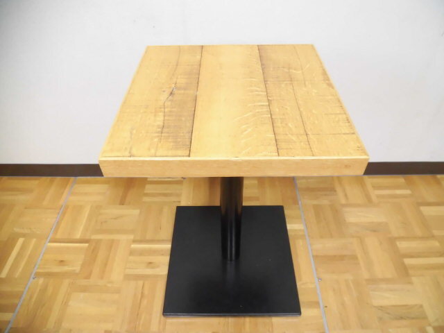  б/у кухня для бизнеса прямоугольник Cafe стол C из дерева 4 угол ножек 1 человек для 2 человек для W400×D400×H840mm магазин еда и напитки магазин капот пальто обеденный цветок магазин 