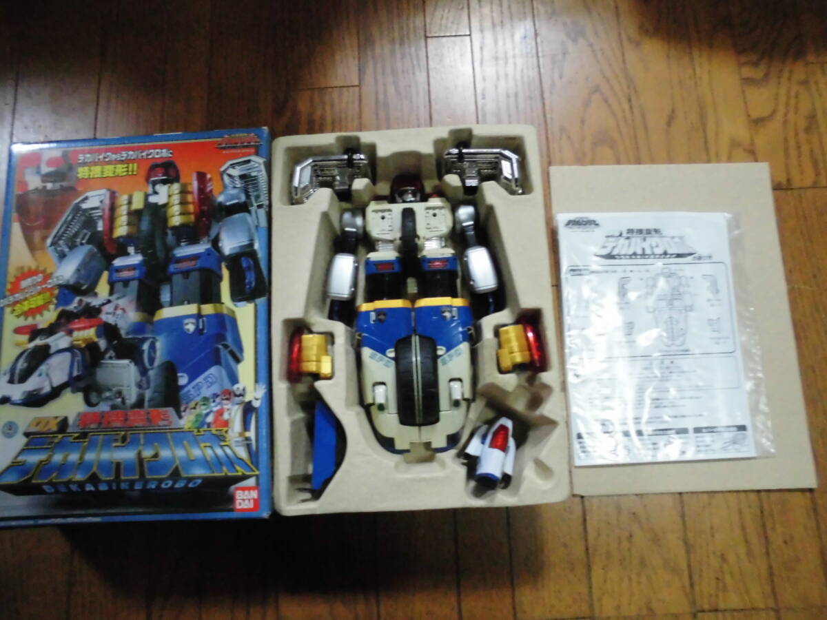 即決★バンダイ 特捜戦隊デカレンジャー★DXデカバイクロボ★動作確認済★BANDAI