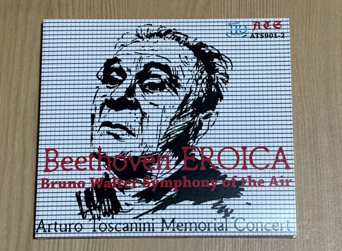 ブルーノ・ワルター指揮シンフォニー・オヴ・ジ・エアートスカニーニ追悼コンサート ベートーベン交響曲第3番 高音質UHQCD、デジパック仕様