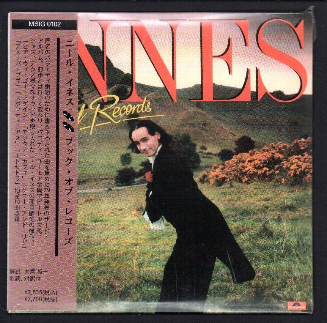 ■ニール?イネス■3rdアルバム■「ブック?オブ?レコーズ」■ボンゾ?ドッグ?バンド/ラトルズ■2000枚限定■紙ジャケット■新品未開封■