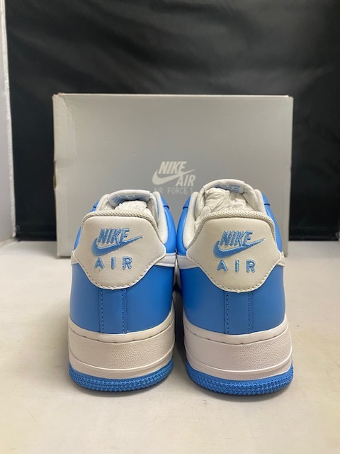 【訳あり新品】AIR FORCE 1 '07 DC2911-400 UNIVERSITY BLUE/WHITE US9.0 27.0cm エアーフォース ワン ユニバーシティブルー _画像3