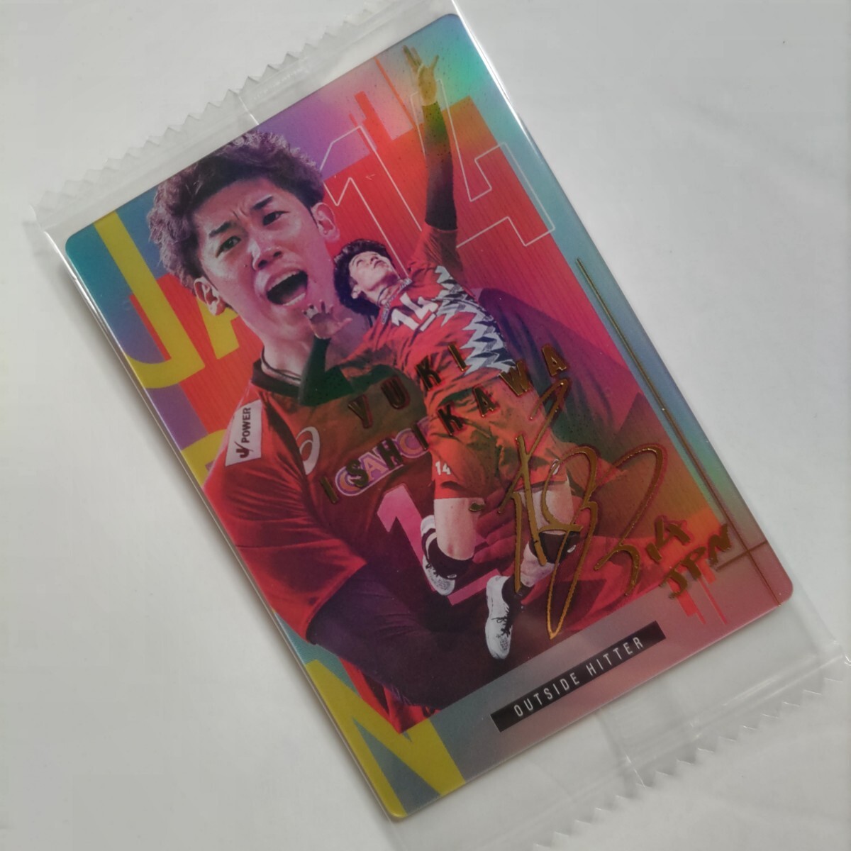 JAPAN NATIONAL VOLLEYBALL TEAM ツインウエハース 金色箔押し JAPAN NATIONAL VOLLEYBALL TEAM ツインウエハース 金色箔押し