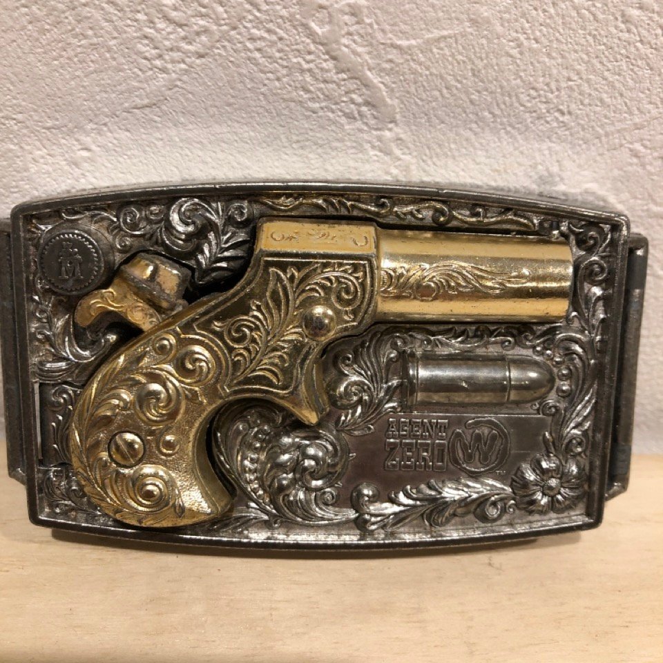 【要状態確認】 AGENT ZERO 1959 MATTEL マテル バックル おもちゃ USA アメリカ 雑貨 ビンテージ 昭和レトロ 管理1
