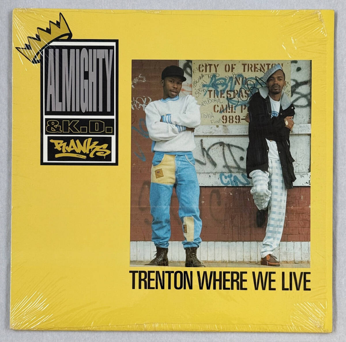 ■1991年 オリジナル US盤 Almighty & K.D. Ranks - Trenton Where We Live 12”EP 0-96326 Interscope Records
