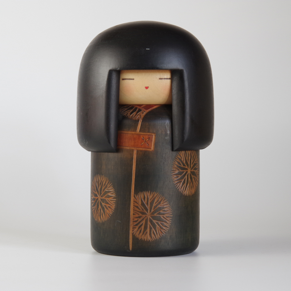 こけし 関口三作 「 童女 」 伝統こけし