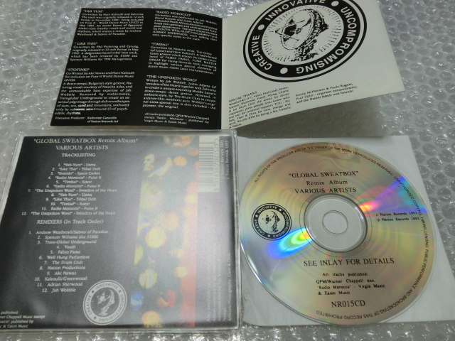 ★即決CD Andrew Weatherall The Sabres Of Paradise Adrian Sherwood Drum Club Jah Wobble Natacha Atlas 英國 90s エレクトロ 人気盤