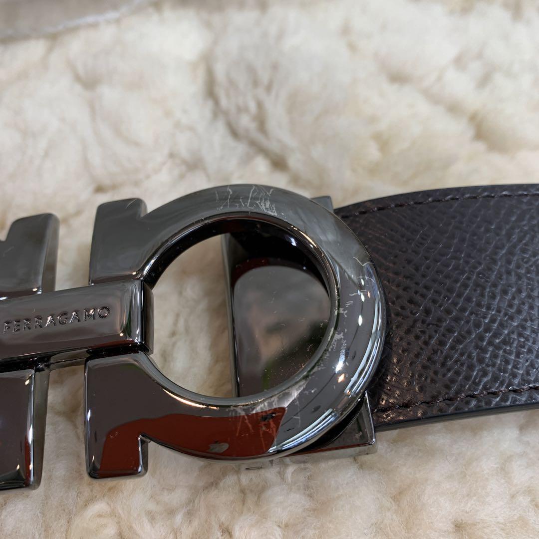 не использовался товар *SalvatoreFerragamo gun chi-ni ремень двусторонний
