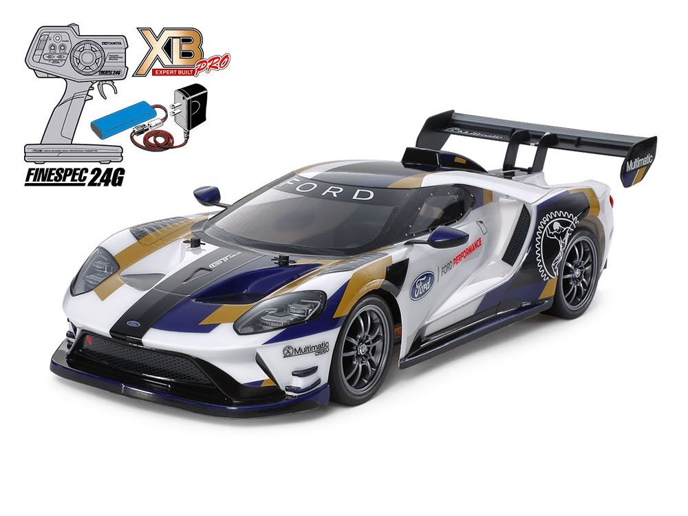 タミヤ 1/10RC XB 2020 フォード GT Mk II (TT-02シャーシ) #57928