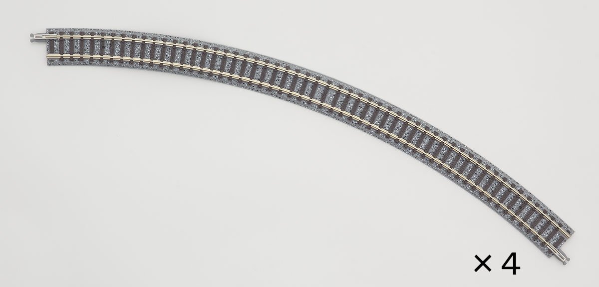 TOMIX カーブレールC354-45(F)(4本セット) #1856