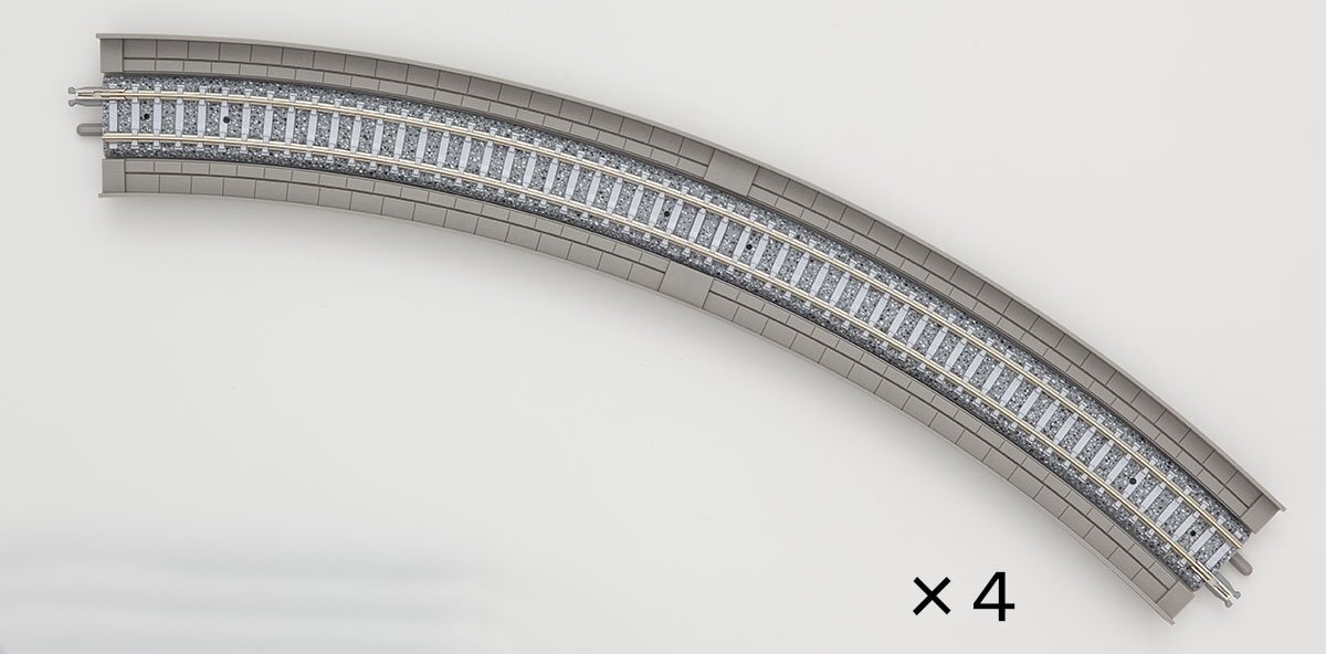 TOMIX 高架橋付PCレールHC354-45-PC(F)(4本セット) #1874