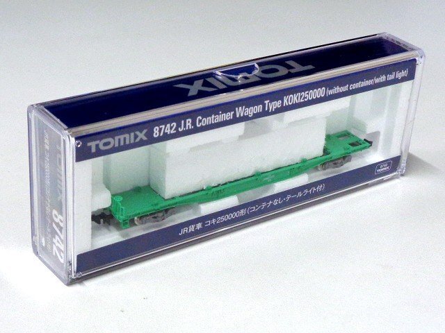 TOMIX コキ250000形(コンテナナシ・テールライト付) #8742