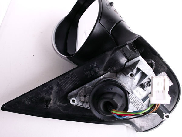 『プジョー206CC 左Ｈ用 純正 ドアミラーAssy 右側(cè) シルバー 白カプラー』【1026-18370】