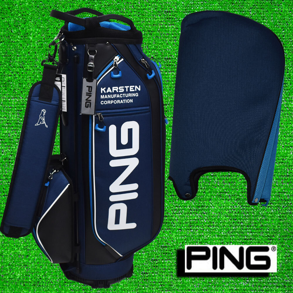 ＰＩＮＧ ピン ゴルフ キャディバッグ８.５型【ブルー】新品！