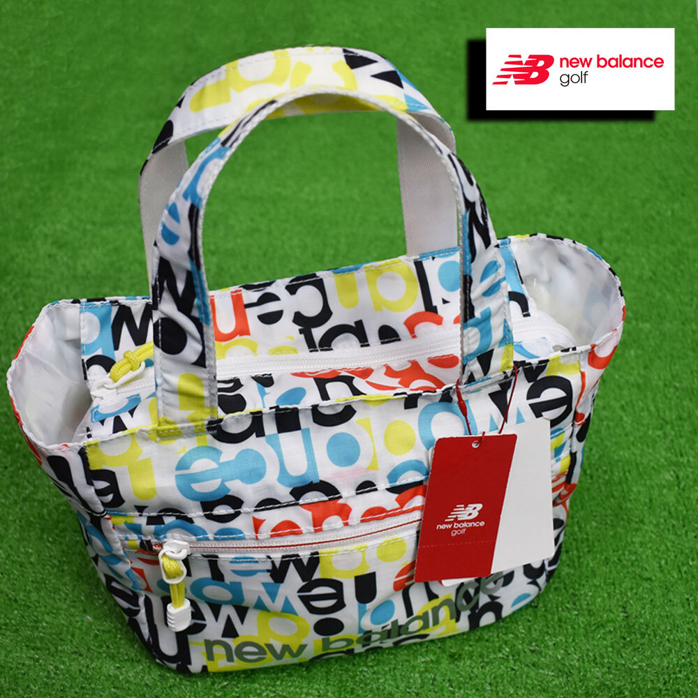 New Balance Golf ニューバランス ゴルフ ポーチ【マルチホワイト】新品！