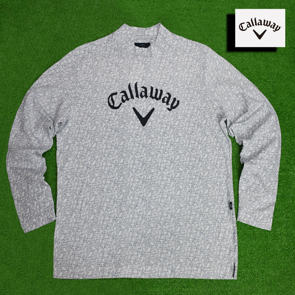 Callaway キャロウェイ ゴルフ モックネック【ホワイト/L】新品！