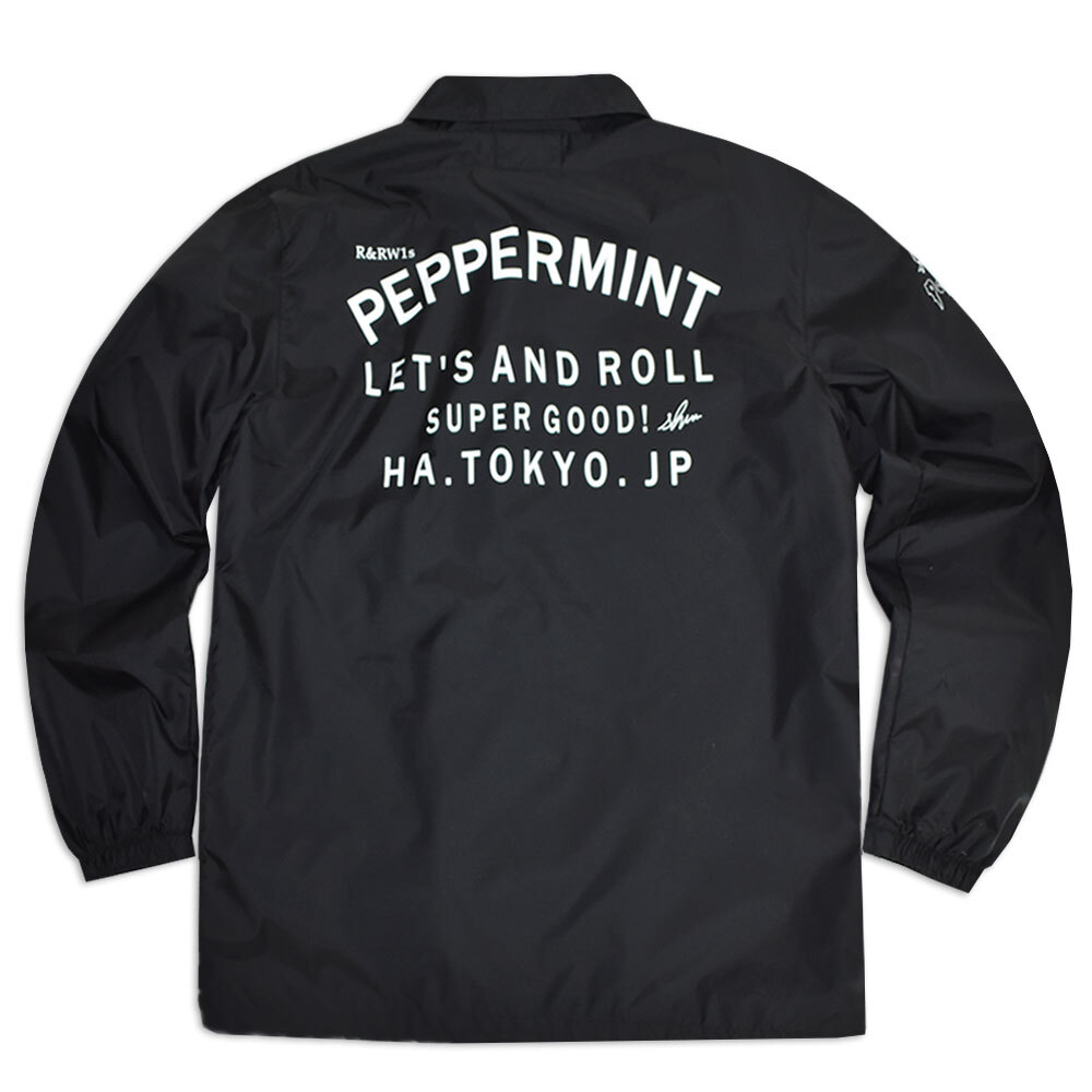 PEPPER MINT мята перечная нейлон жакет [ черный /L] прекрасный товар 