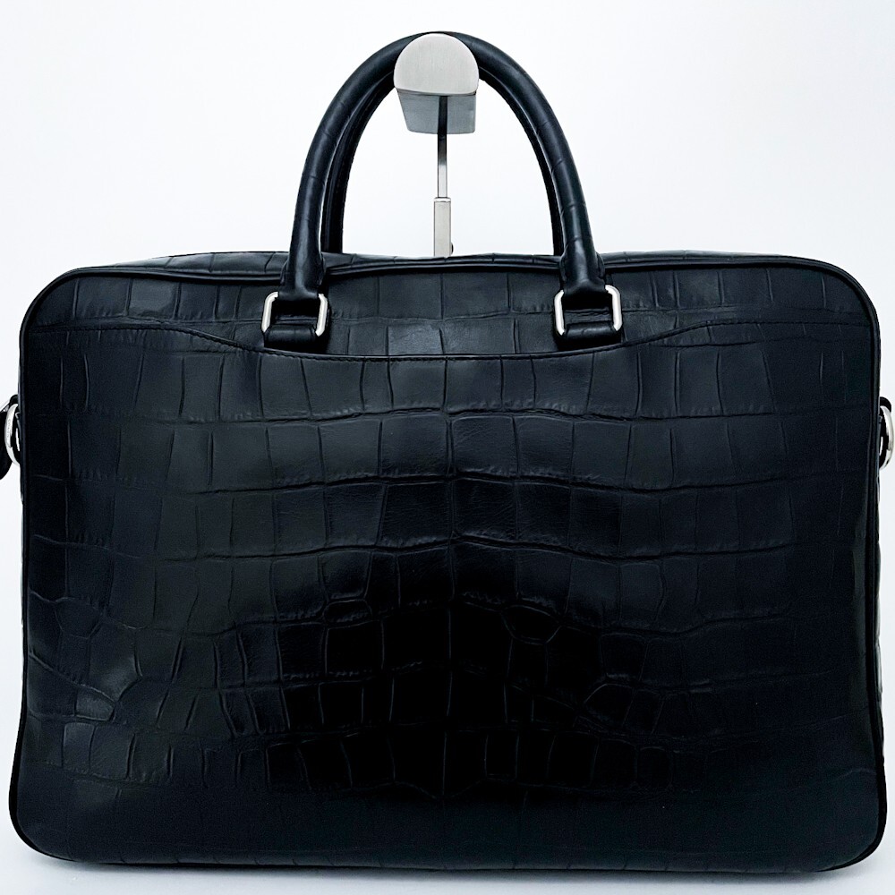 専用】COACH クロコ型押しレザー ビジネスバック 2way A4 - バッグ 専用】COACH クロコ型押しレザー ビジネスバック 2way A4 - バッグ