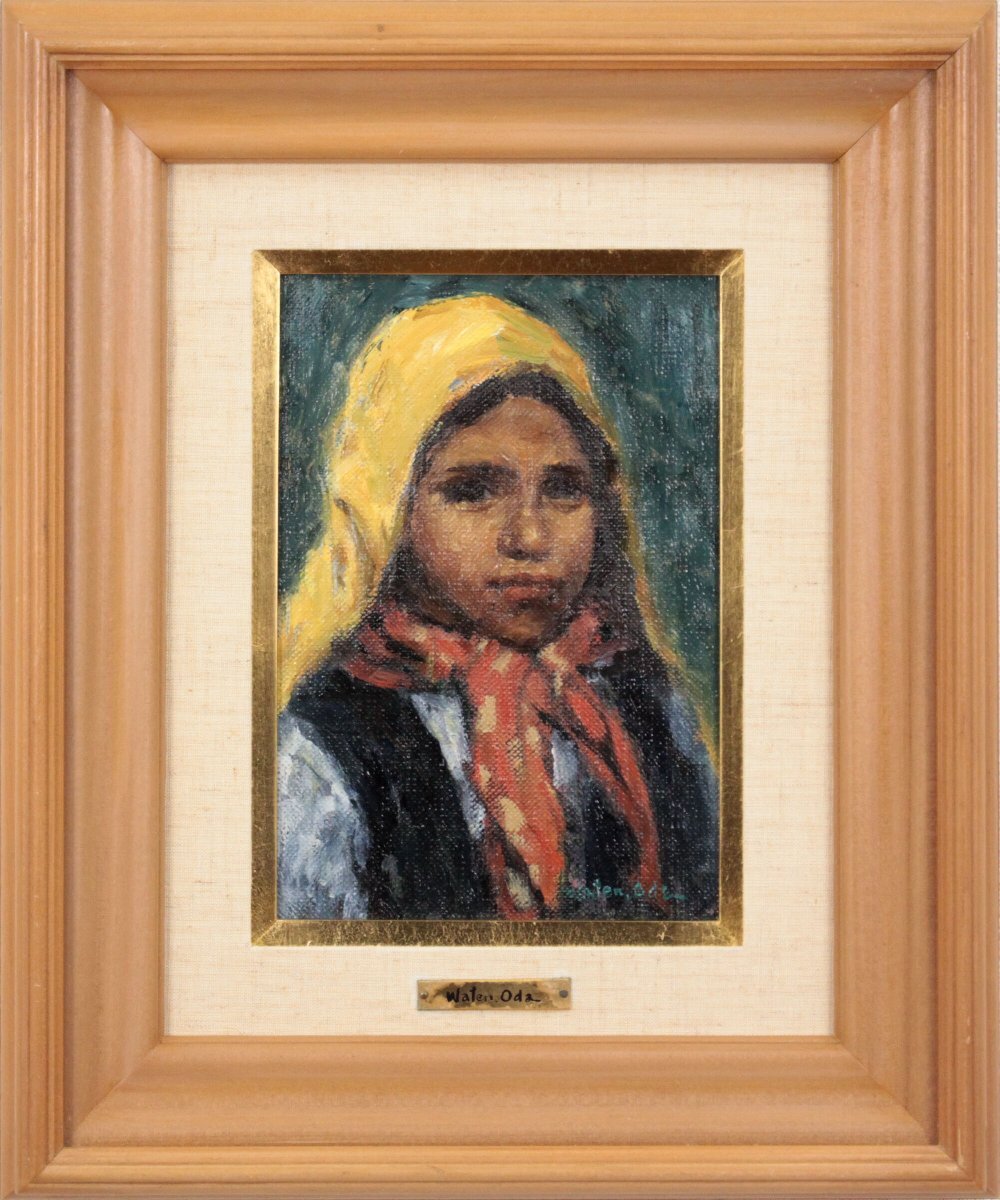 小田和典 「アル・ハダの少女」 油絵・油彩画 絵画 - 北海道画廊