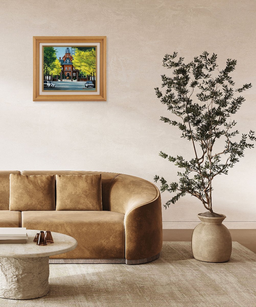 下山正八 「秋の道庁」 油絵・油彩画 絵画 下山正八 「秋の道庁」 油絵・油彩画 絵画 - 北海道画廊