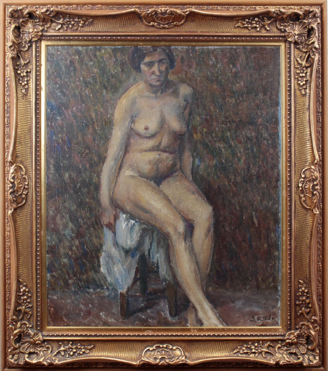 工藤三郎 「裸婦」 油絵・油彩画 絵画 - 北海道画廊