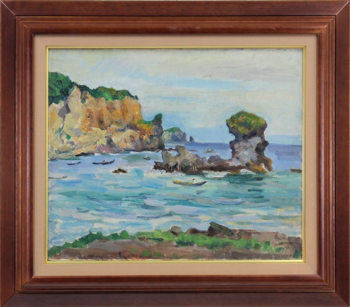 中居定雄 「美国の夏」 油絵・油彩画 絵画 - 北海道画廊