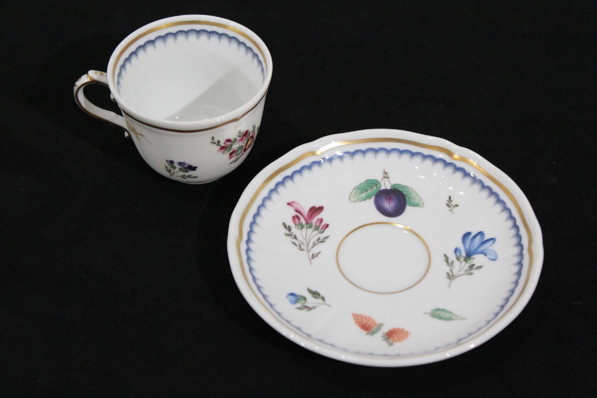 GINORI 1735/Richard Ginori 「イタリアンフルーツコーヒーカップ＆ソーサー」 陶磁器 - 北海道畫廊