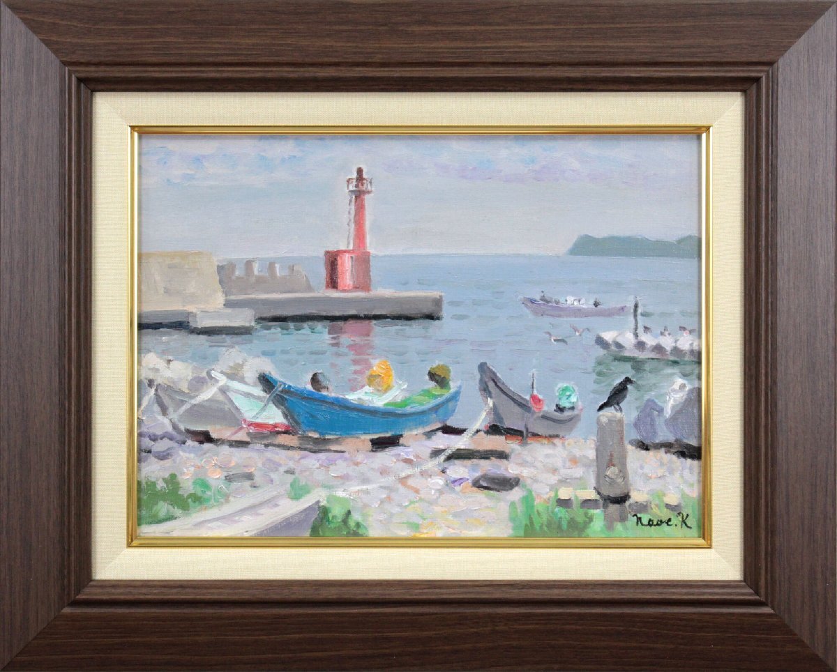 金丸直衛 「余別の海浜」 油絵・油彩画 絵画 - 北海道画廊