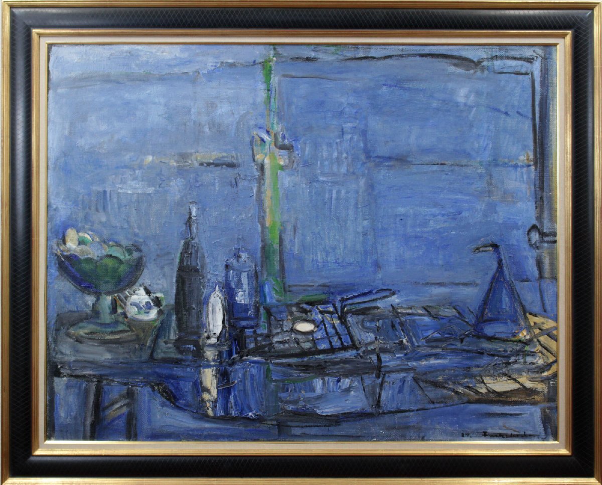 伏木田光夫 「窓辺の静物」 油絵・油彩画 絵画 - 北海道画廊
