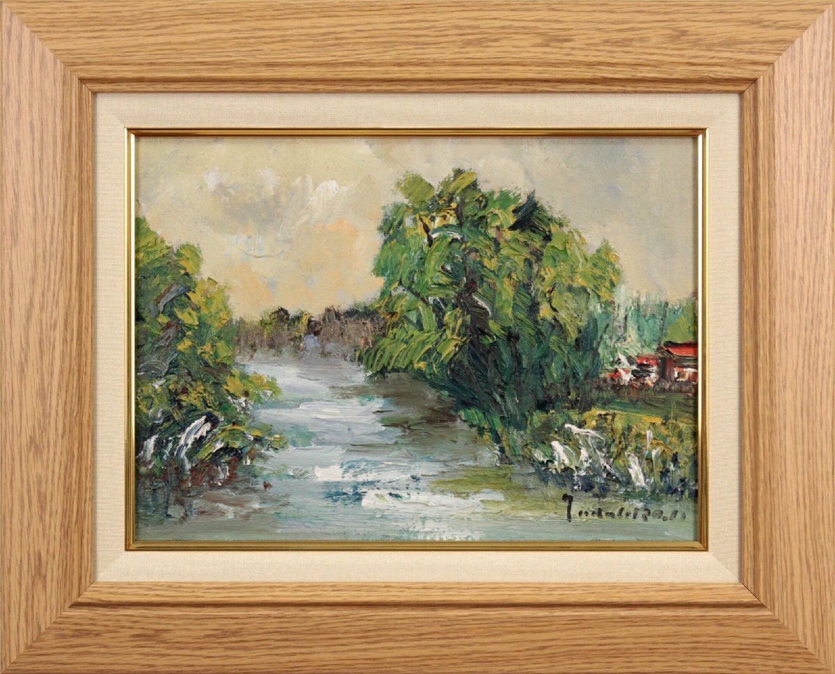 中谷忠弘 「若狭風景」 油絵・油彩画 絵画 - 北海道画廊