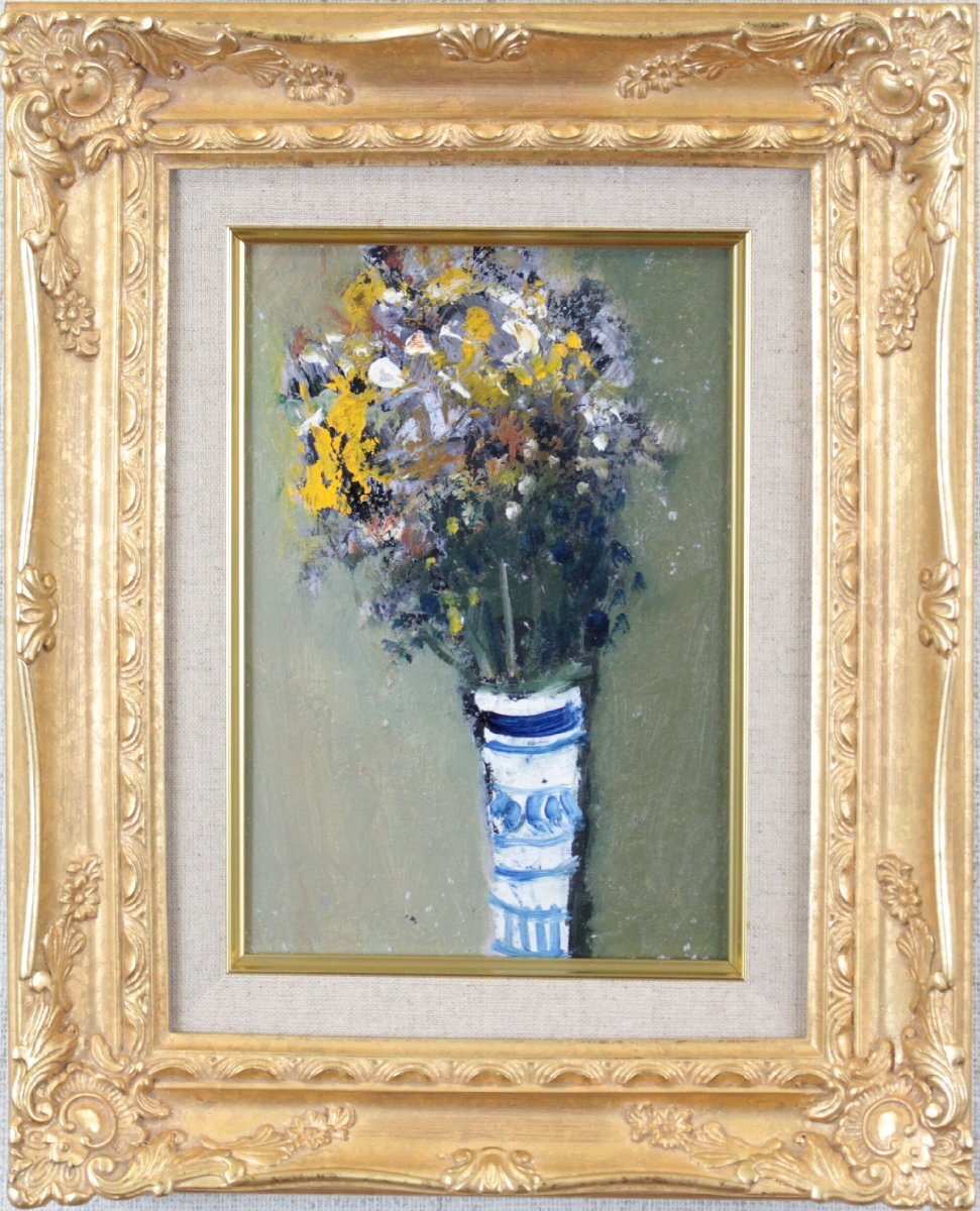 原義行 「花」 油絵・油彩画 絵画 - 北海道画廊