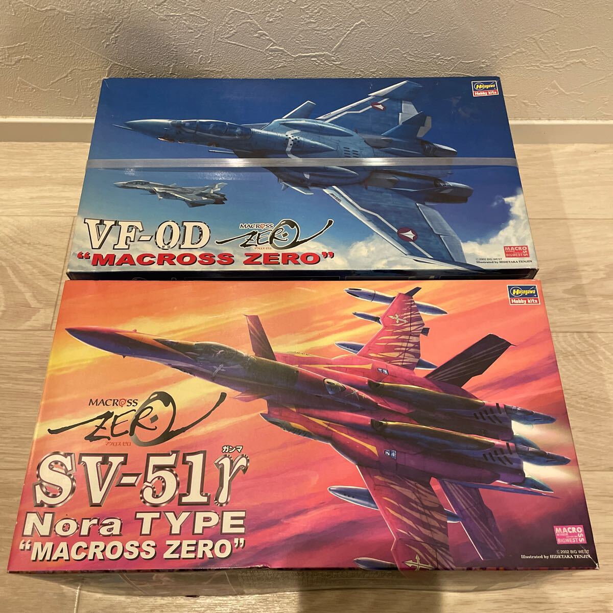 【2個セット】1/72 SV-51γ ノーラ機 「マクロスゼロ」 シリーズNo.16 [65716]、1/72 VF-0D マクロスゼロ シリーズNo.18