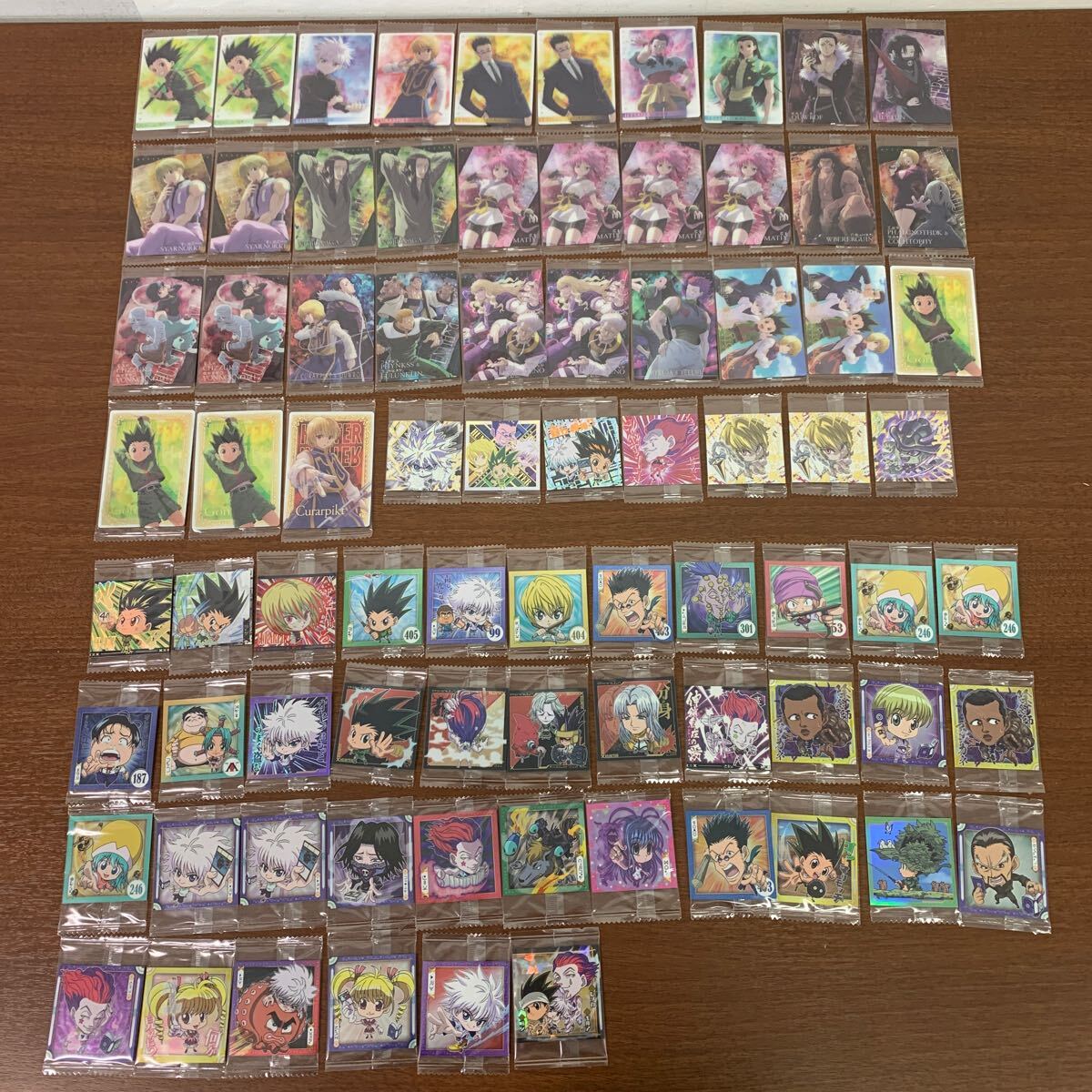 未開封 HUNTER×HUNTER ハンターハンター ウエハースカード + 未開封 HUNTER×HUNTER ハンターハンター ウエハースカード +