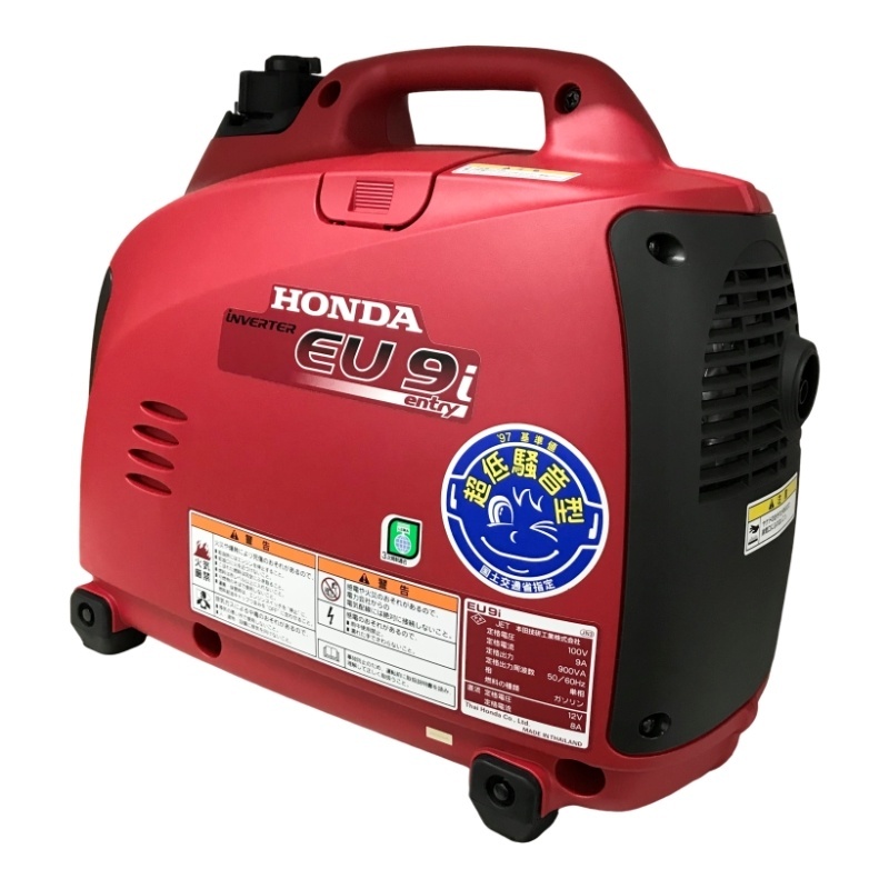 HONDA ホンダ インバーター発電機 EU9i 正弦波インバーター搭載発電機 ハンディタイプ レッド 稼働品 【中古】 22501K141