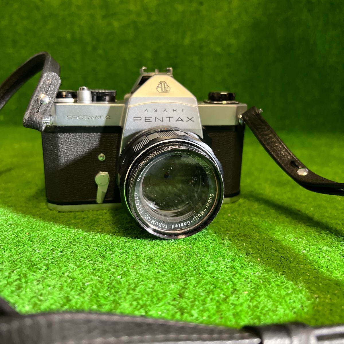 ASAHI PENTAX Asahi Pentax SPOTMATIC Super-Takumar 1:1.4/50 однообъективный зеркальный пленочный фотоаппарат 