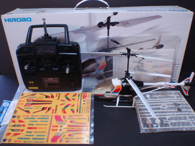 ヒロボー HIROBO XRB SR SHUTTLE SKY ROBO 同軸反転方式室内用RC電動ヘリ
