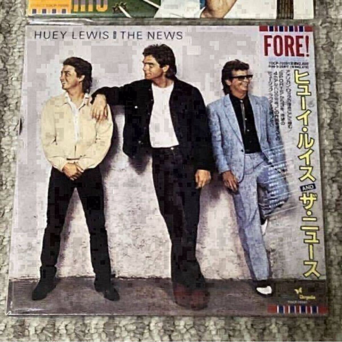 《紙ジャケット》ヒューイ・ルイス & ザ・ニュース / FORE！　Huey Lewis & The News 紙ジャケ