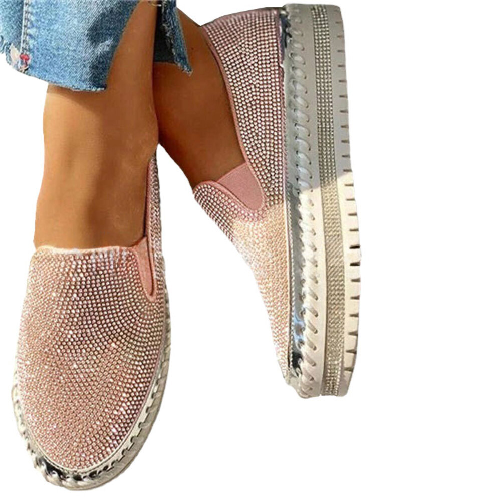 ☆ ピンク ☆ 39(24cm) ☆ ローファー レディース 靴 pmyshoes23 スリッポン レディース 厚底 合皮 厚底スリッポン 厚底靴 厚底スニーカー