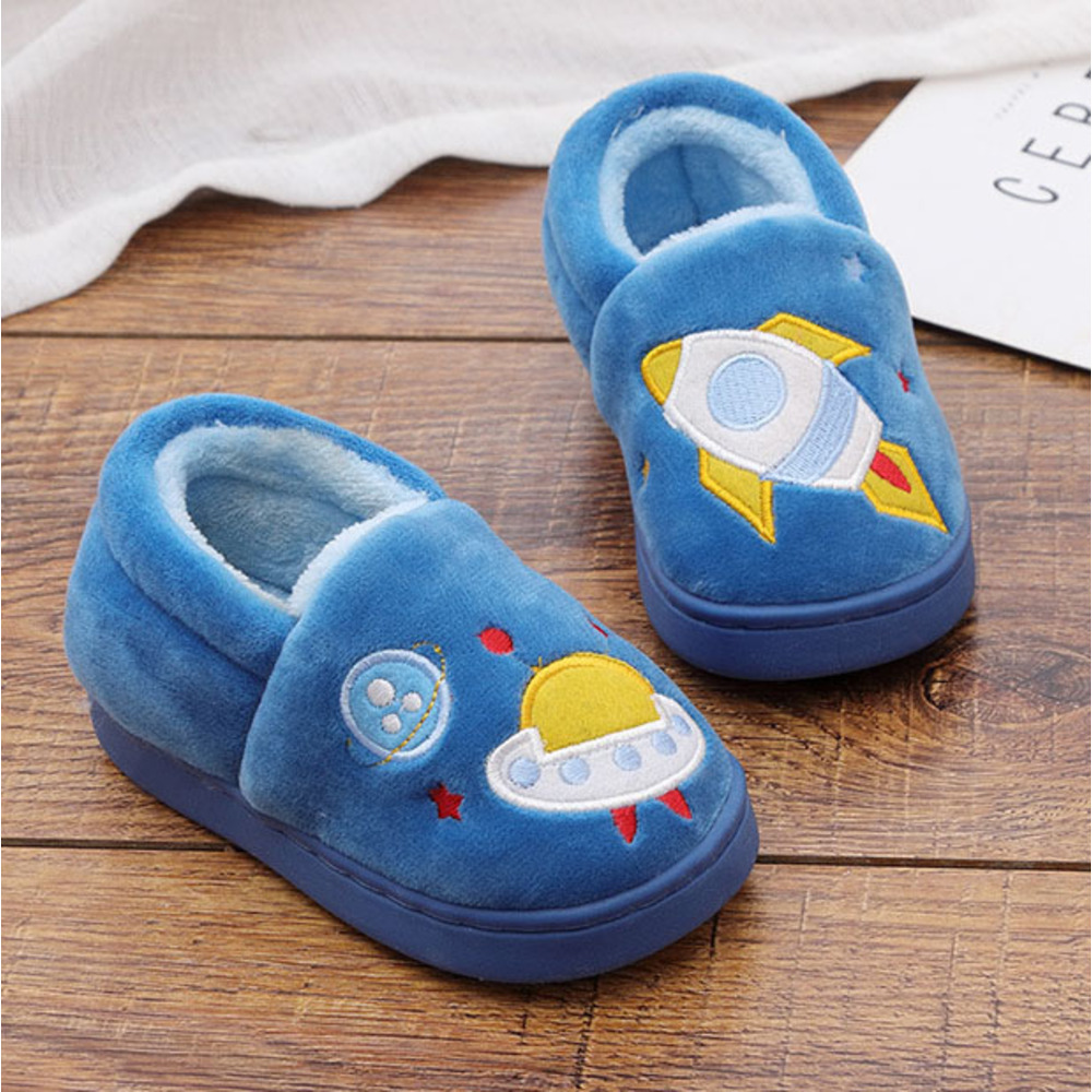 ☆ ブルー ☆ 20(19cm) ☆ ルームシューズ キッズ もこもこ かわいい yssetsu02 ルームシューズ キッズ 冬 スリッパ 上履き サンダル