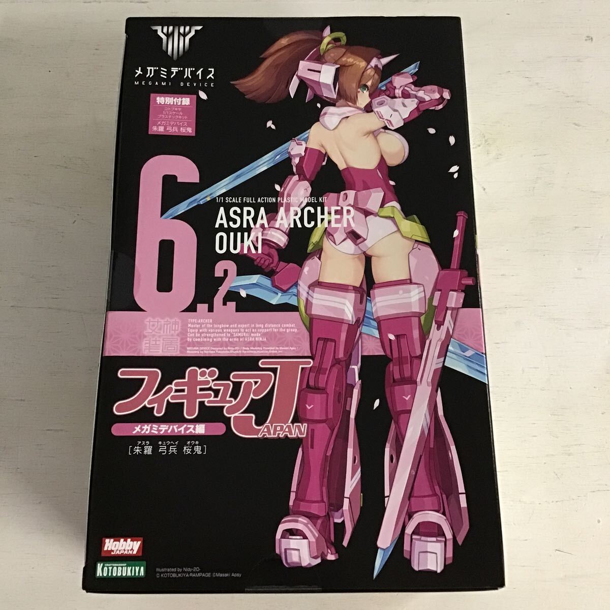 42【未開封】 コトブキヤ フィギュアJAPAN メガミデバイス 朱羅 弓兵 桜鬼(80)