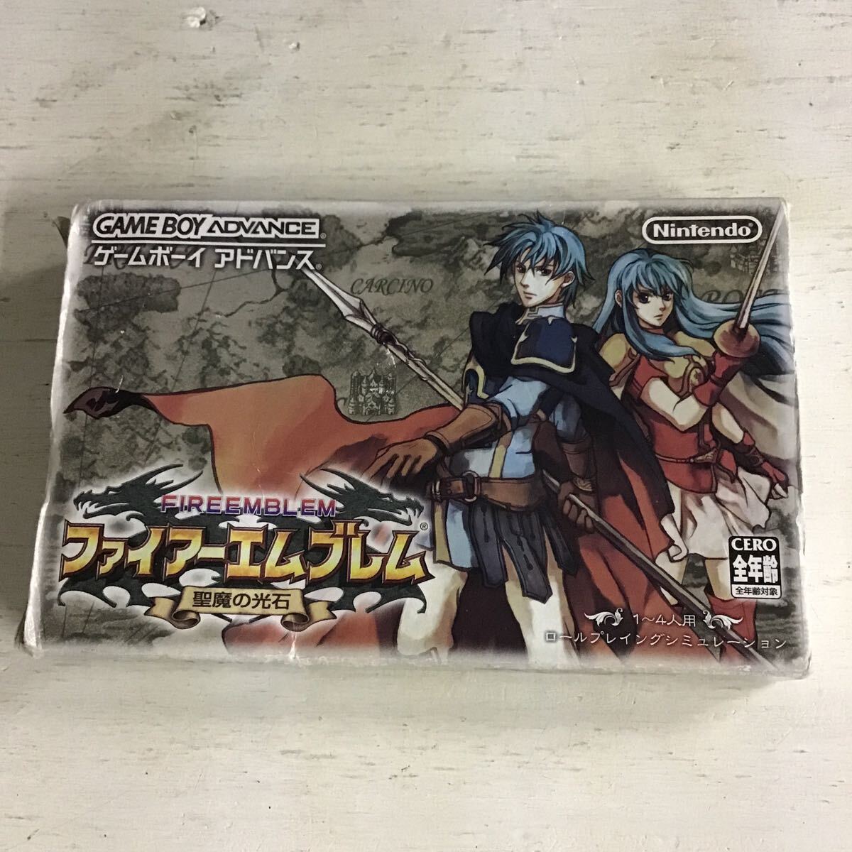 25【動作未確認】Nintendo ゲームボーイアドバンス ソフト ファイアーエムブレム 聖魔の光石(60)