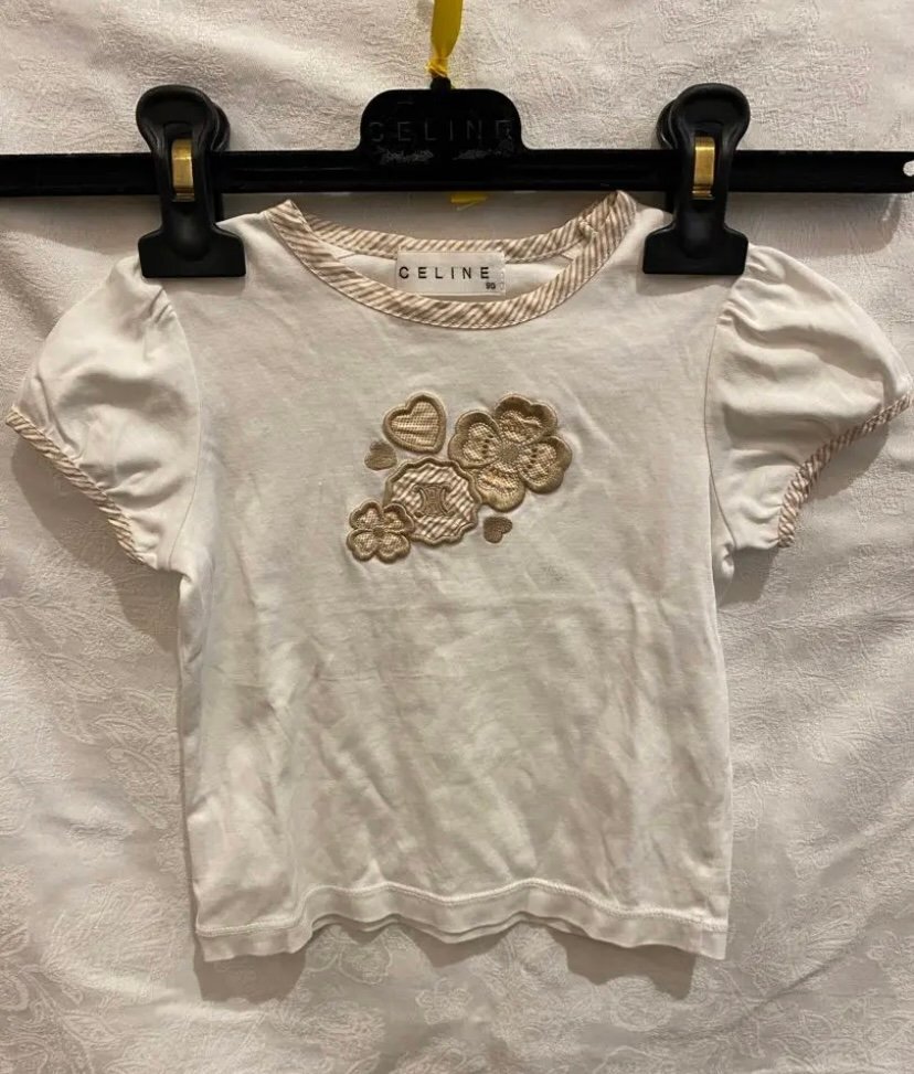 CELINE セリーヌ キッズ Tシャツ 古着　1015