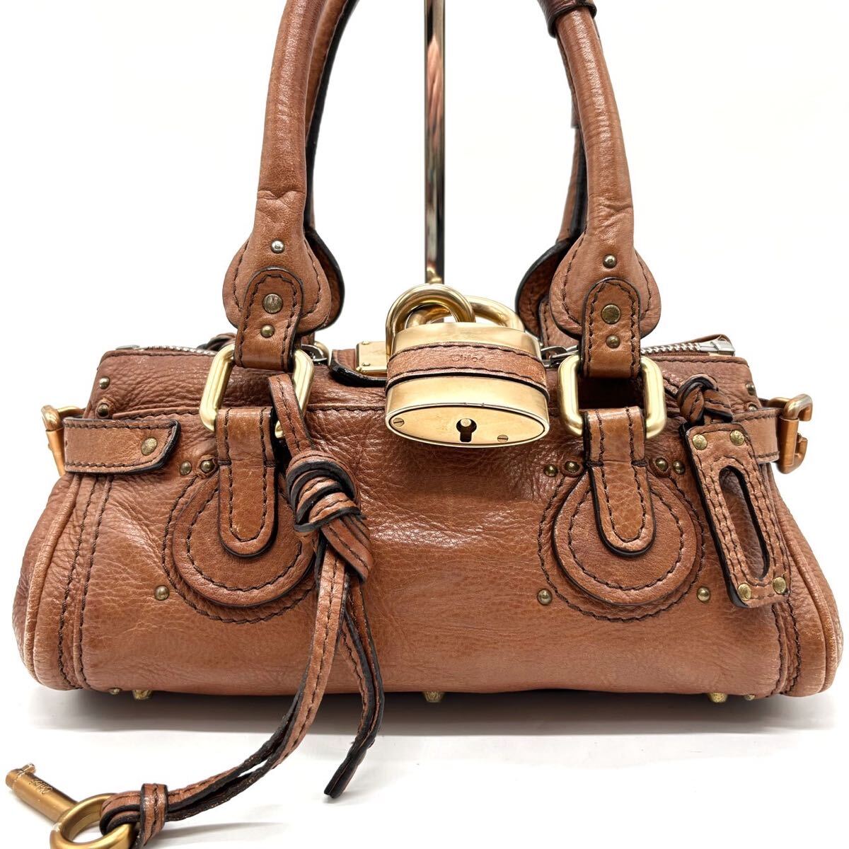 クロエ Chloe ハンドバッグ パディントン レザー ベージュ クロエ Chloe ハンドバッグ パディントン レザー ベージュ