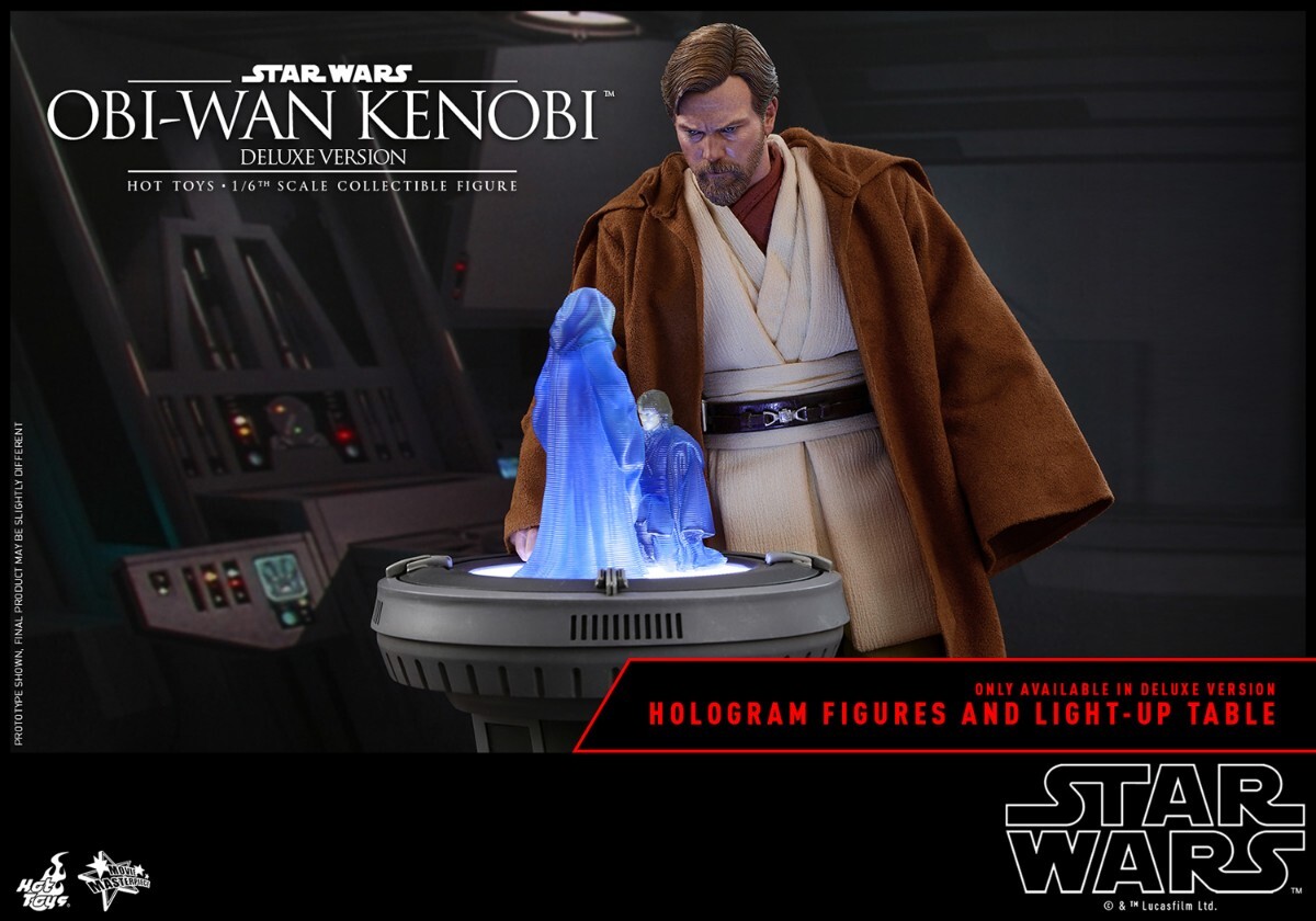 ※ホログラムテーブル他のみ 『スター・ウォーズ エピソード3 シスの復讐』 1/6 オビ＝ワン・ケノービ ホットトイズ ボーナスアクセサリー