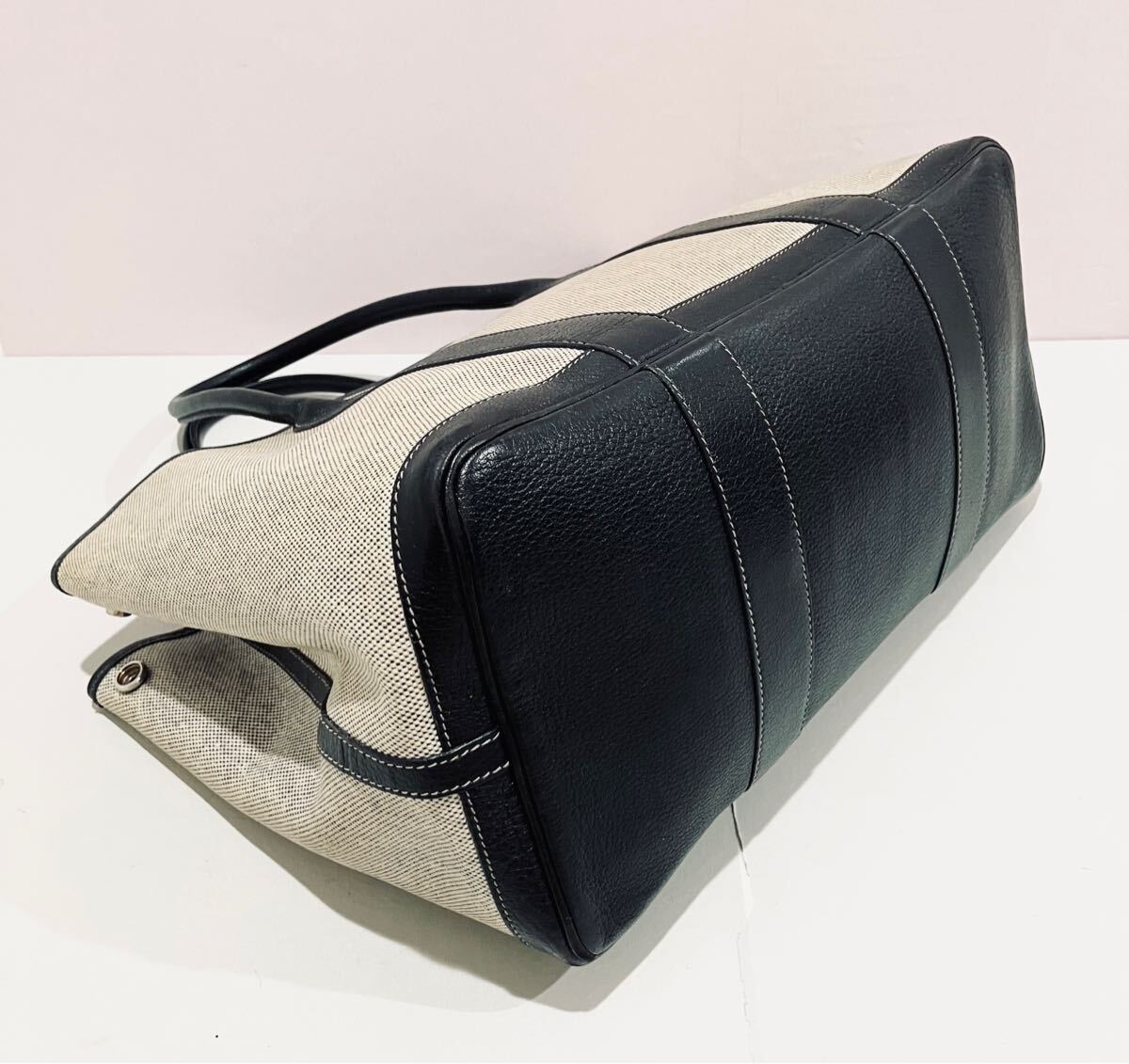 HERMES 極上美品 トート バッグ ガーデンパーティ PM 刻印有り