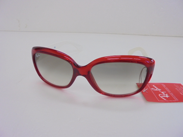 【KCM】glas-322★長期展示品★【Ray-Ban/レイバン】サングラス　JACKIE OHH　RB4101-740/32　2N　レンズサイズ 58　イタリア製