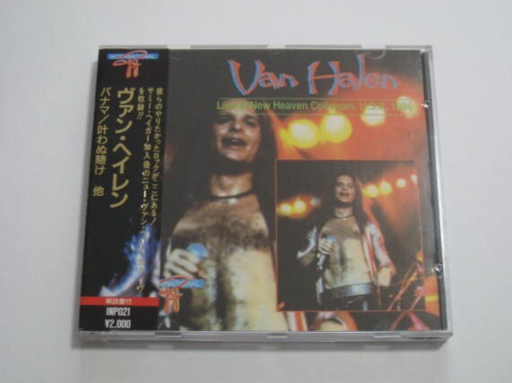 帯、解説書付　国内仕様・輸入盤CD　／　Van Halen　ヴァン・ヘイレン ／　Live at New Heaven Collseum ,U.S.A. 1986