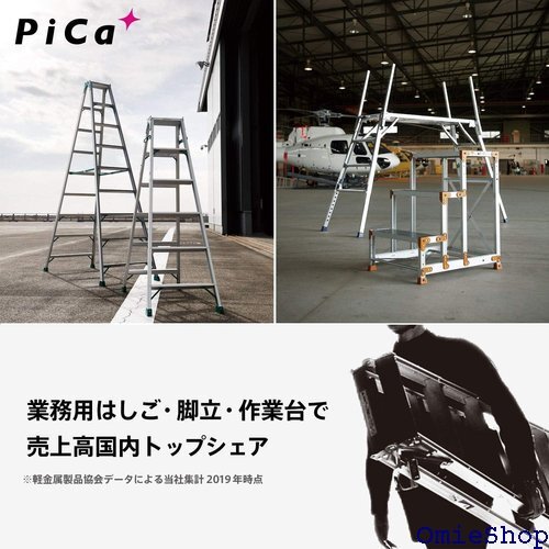 ピカコーポレイション はしご兼用脚立 K-60D 2段 2尺 6611