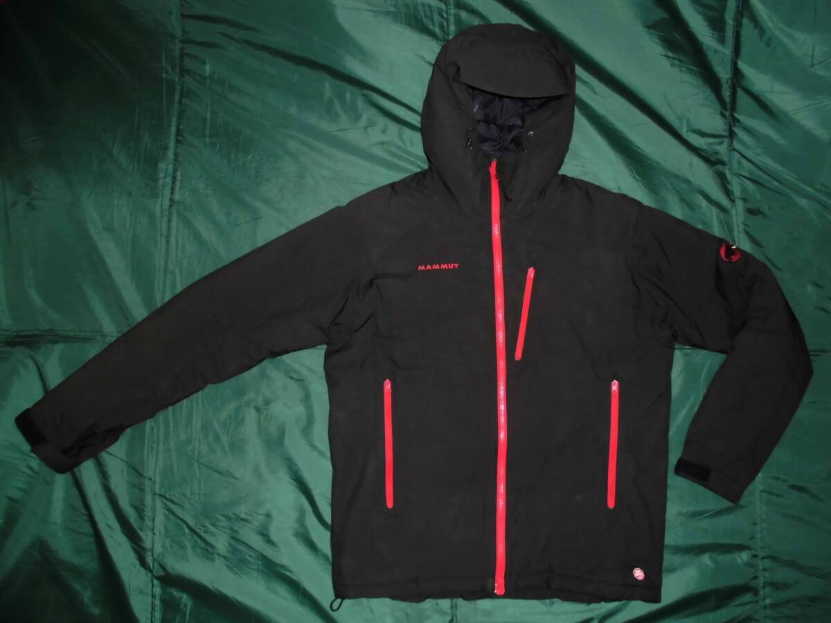 ★MAMMUT マムート 防風/撥水/保温 中綿 WINDSTOPPER WINTER TRAIL ウィンター トレイル フーディ シェル ジャケット L (アジアサイズ)